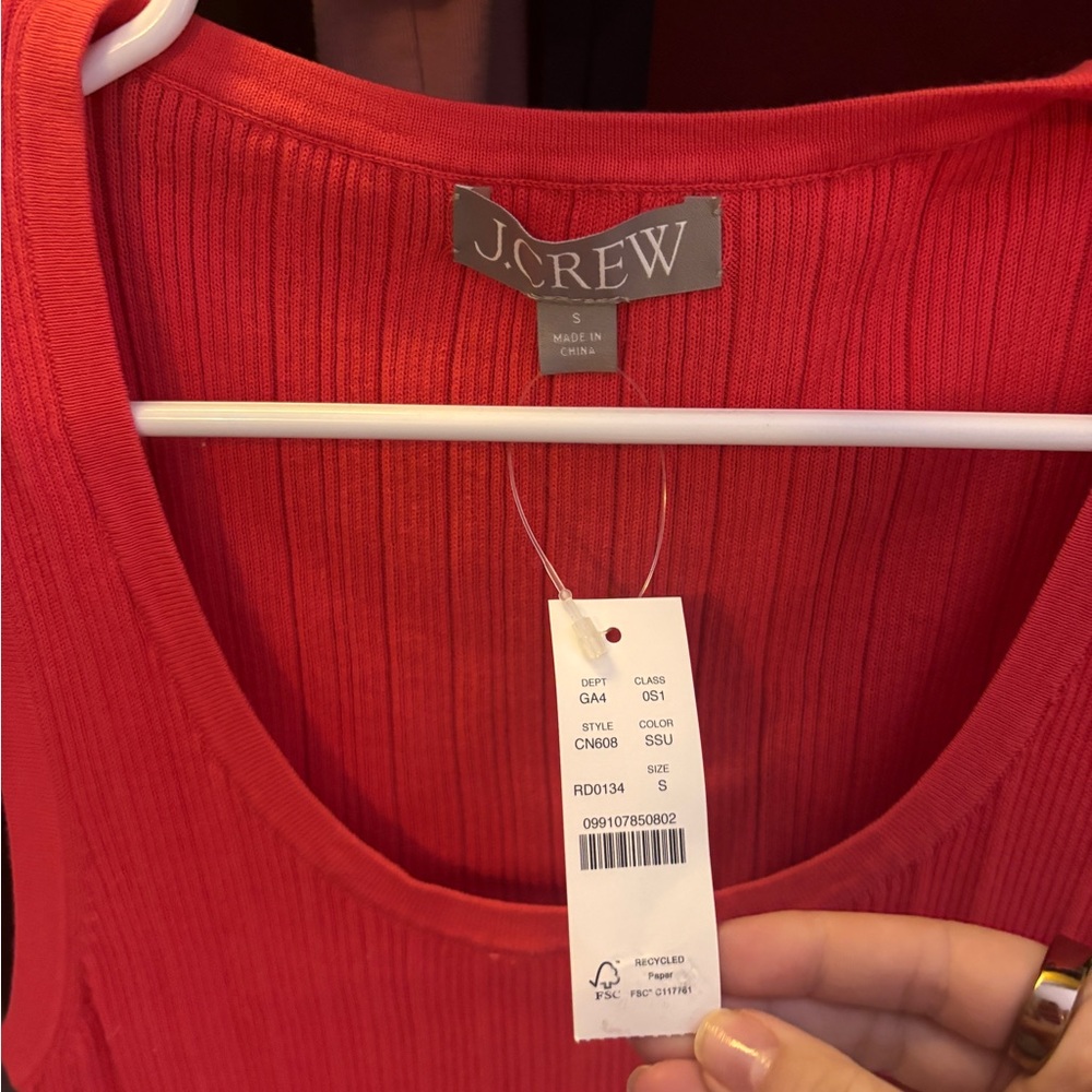 J. Crew Women's Red/Orange dress